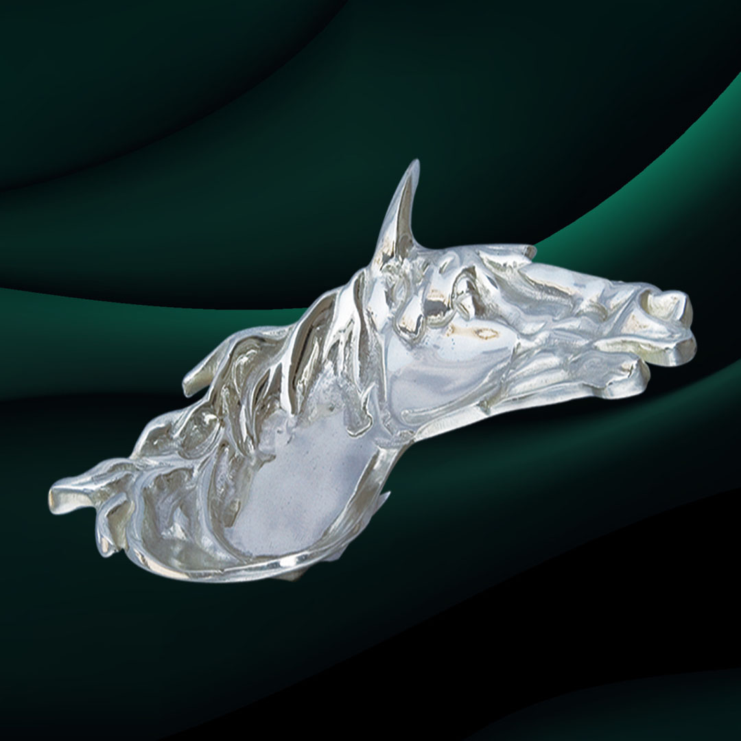 OFFICE-ASHTRAY OFFICE HORSE ASHTRAY - Image 1