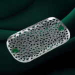 IRANI CUTWORK TRAY SMALL