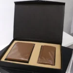Elegant 2-Piece Cow Leather Gift Set