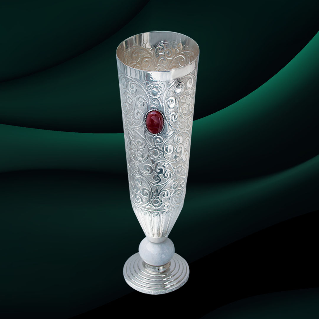 ZAKI ISTWANI VASE BIG copy ZAKI CROSS VASE MARBLE - Image 1