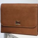 Stylish Women’s Cow Leather Handbag-Brown color