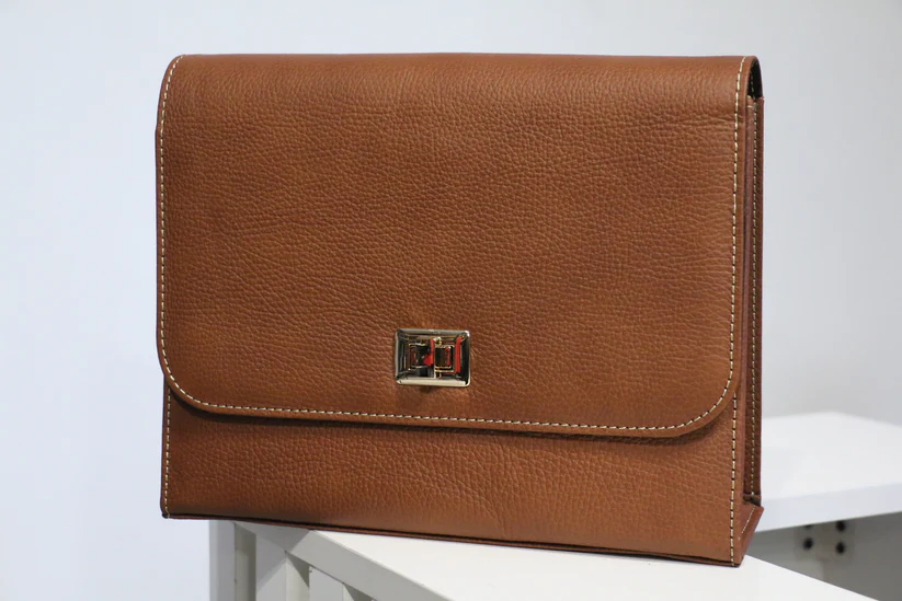 IMG_0323 Stylish Women’s Cow Leather Handbag-Brown color - Image 1