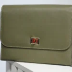 Stylish Women’s Cow Leather Handbag-Green color