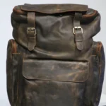 Dark Brown Cow Leather Backpack