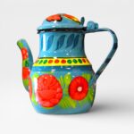 TRUCK ART HAND PAINTED KETTLE