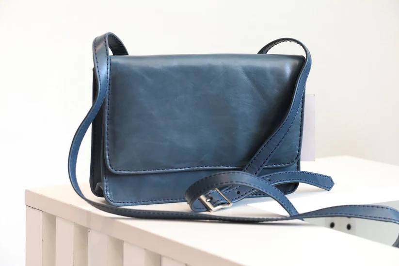 WhatsAppImage2025-07-27at1.51.22AM_2 Midnight Blue Leather Crossbody Bag - Image 1