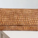 Luxury Ladies Leather Wallet – Croc-Embossed Cowhide