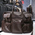 The Expedition Pro Brown Multi-Pocket Utility Bag